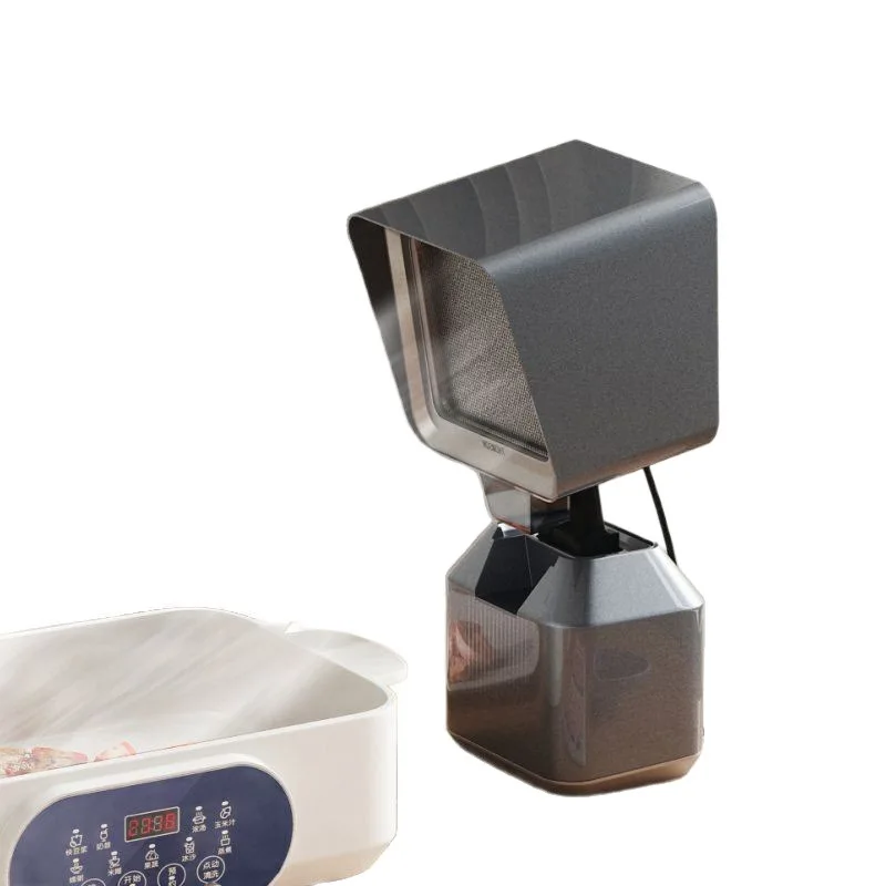 Campana extractora de escritorio para el hogar, mini olla caliente portátil, barbacoa, sala de estar, aceite, olor a humo, se puede mover