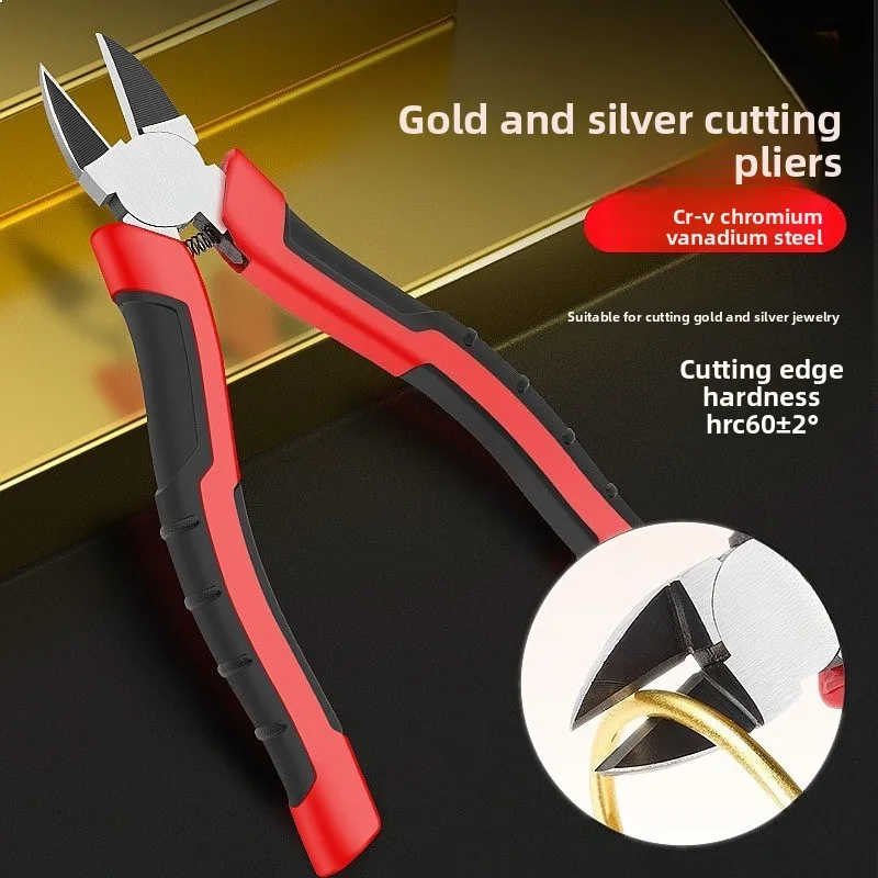 

Nozzle Pliers Cut Gold Jewelry Silver Wire Bar Cutting Tool Oblique Pliers Beading Craft
