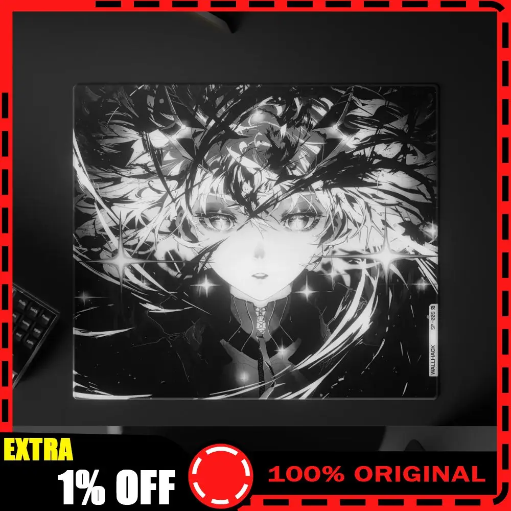 

Wallhack Sp-005 Glass Gaming Mouse Pad Upgrade Awakening Sora Coating Glass Custom Fps Desk Mat Esport Office Gamer Accessories