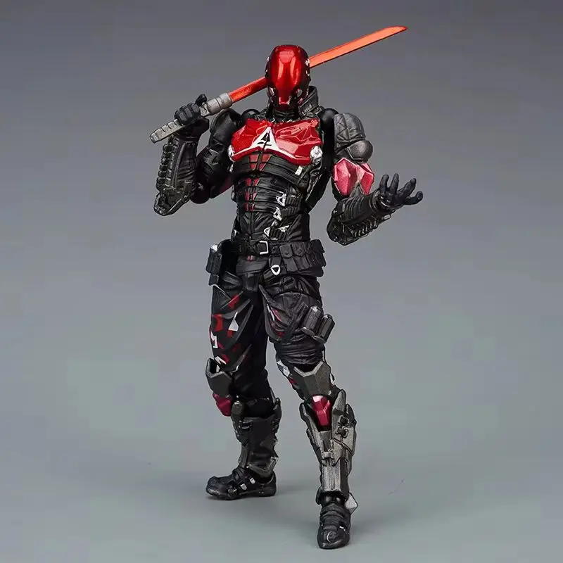 17 cm Verbazingwekkende Yamaguchi Arkham Knight Batman Red Hood Figuarts Game Action Figure Model Speelgoed Collectie Verrassing Kerstcadeau