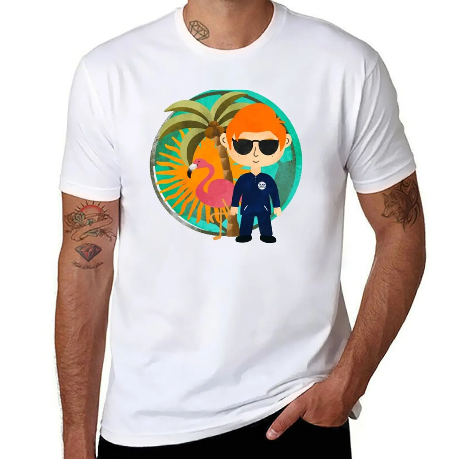 

Cute Argentina Conan O’Brien Must Go Tropical Football Pattern T-Shirt anime t shirts oversize T-Shirt