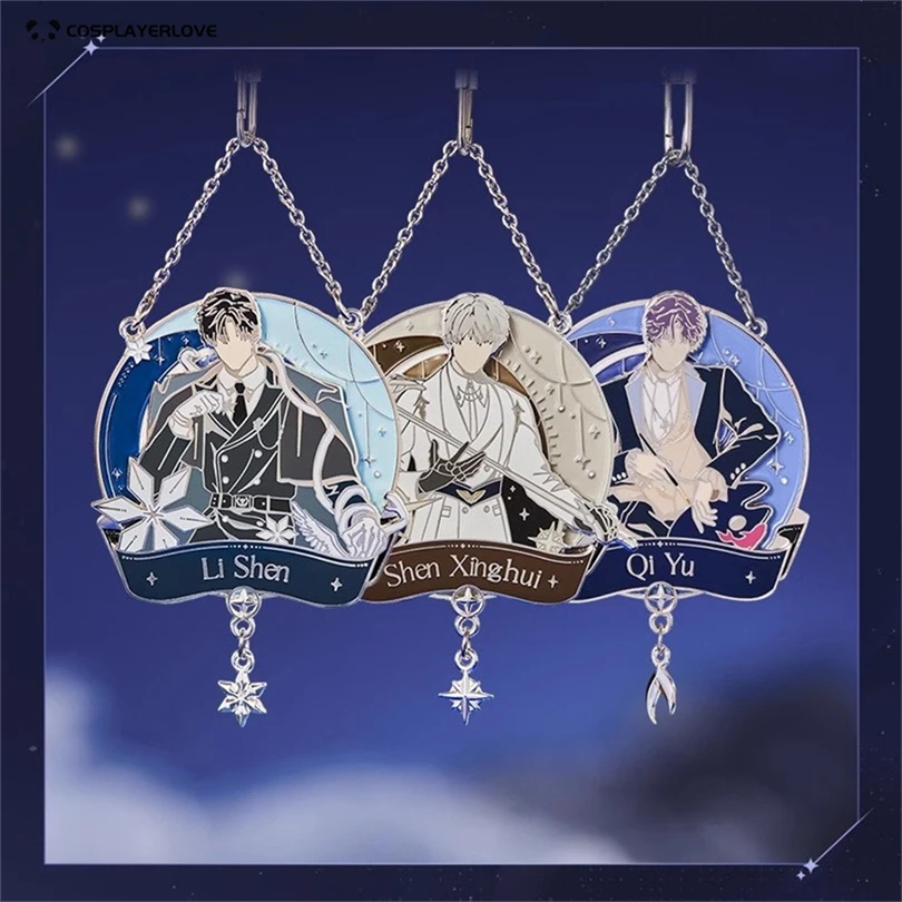 

Game Love and Deepspace Keep Rafayel Qi Yu Xavier Zayne Badge Keychain Pendant Gift