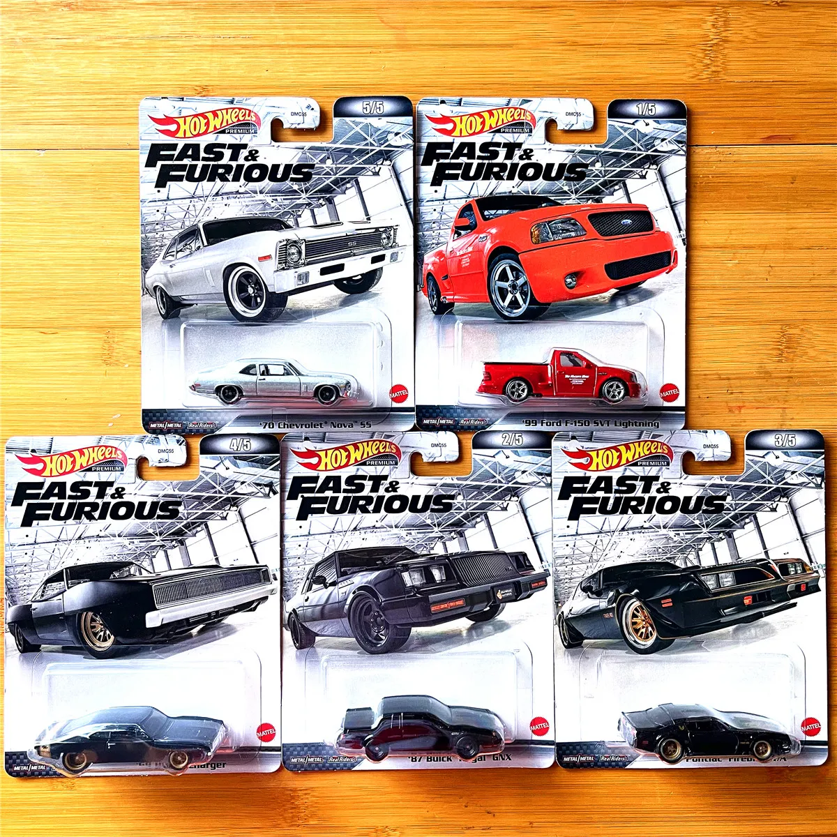 Genuine Hot Wheels Fast and Furious Premium Bundle Collection Alloy Mini Cars Laiken Rubber Tire Original Hotwheels Boys Toys