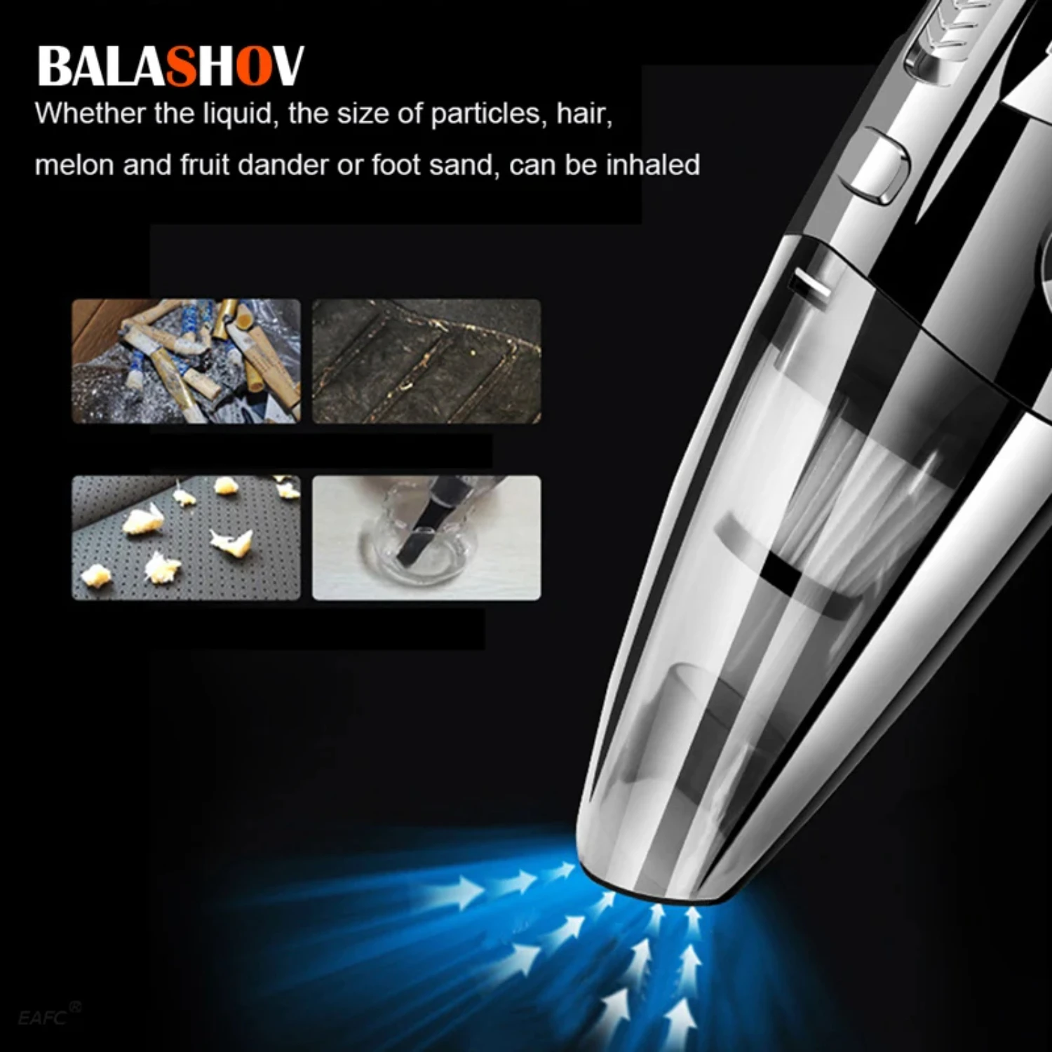 Wireless Vacuum Cleaner Powerful Cyclone Suction Rechargeable Handheld Vacuum Cleaner Quick Charge  Car  Pet Hair