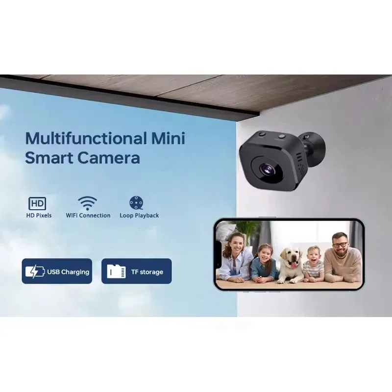 1080P Mini HD Camera WiFi Wireless Monitoring Security Protection Remote Monitor Camcorders Video Surveillance Smart Home