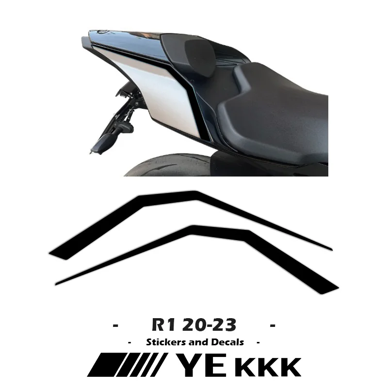 For YAMAHA YZFR1 YZF-R1 R1M YZF1000 Rear Tail Fairing Sticker Rear Seat Line Hollowing 2020-2023 21 22 23 All Logo