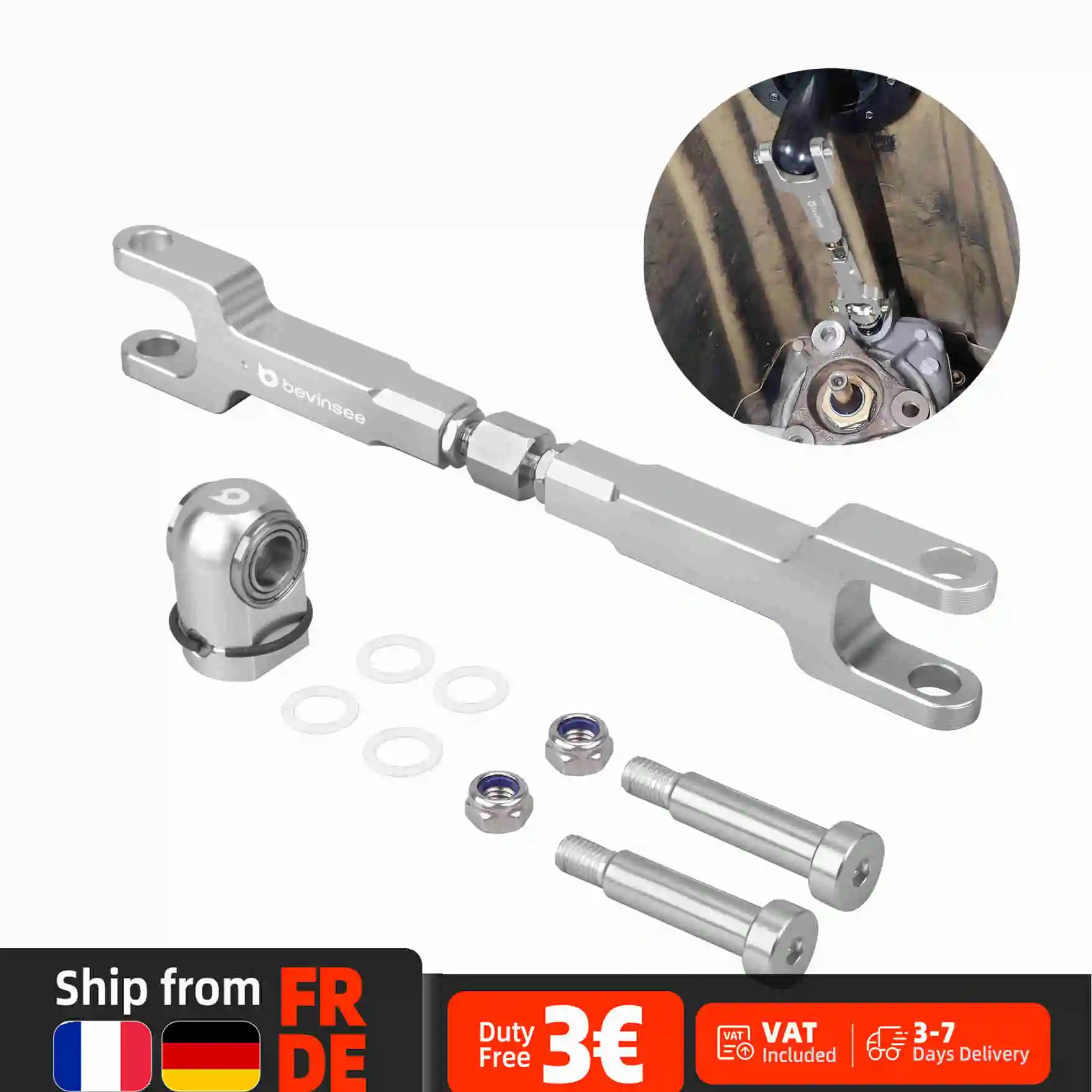 Kit Di Giunzione Per Leva Del Cambio E Asta Di Selezione Regolabile Bevinsee Dssr Per BMW E46 1999-2006-image
