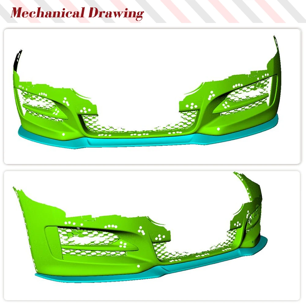 شفة ممتصة للصدمات الأمامية للسيارة جاكوار XE سيدان 2015 2016 2017 2018 ألياف الكربون شفة مصد السيارة الأمامية الذقن الفاصل واقي مصد السيارة