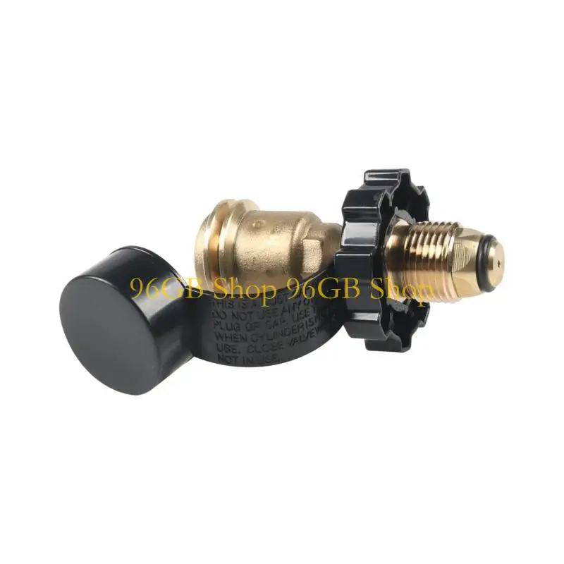 

96GB POL to QCC Propane Tanks Conversion Adapter with Dust Cover Suitable for Campers Camping Barbecue Enthusiasts Durability