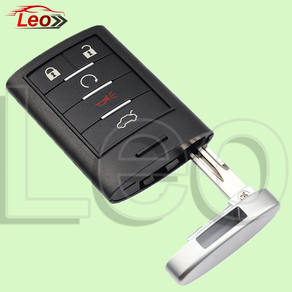 Leo M3N5WY7777A  PN:25943677  315MHz ID:46CHIP Car Smart Remote Key For Cadillac 4/5 Button CTS STS SLS 2008 2009-2014