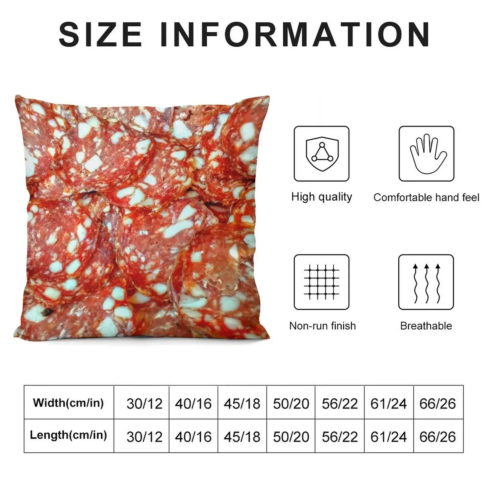 SALUMI (SALAME) 2 Throw Pillow Christmas Pillows christmas supplies autumn decoration pillow