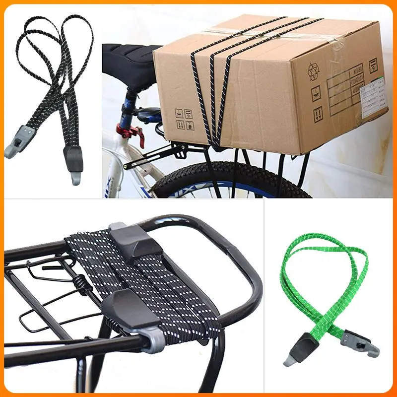 Bike Binding Ropes Reinforcement Luggage Carrier Retractable Elastic Three-strand Ropes Three Fixed More Durable Luggage Ropes