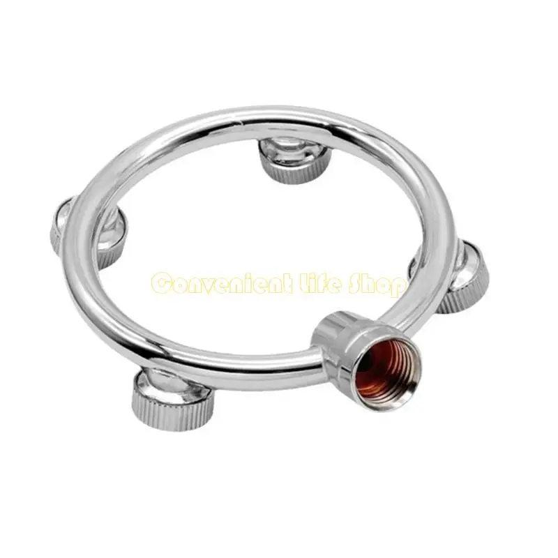 L1EE Garden خرطوم فوهة الفضول من الفولاذ المقاوم للصدأ على شكل مروحة رذاذ الرش M14x1.5