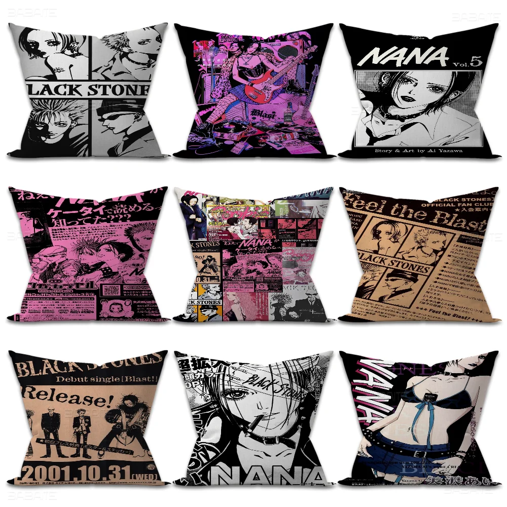 N-NANA Pillow Cushion Cover Pillowcase Living Room Sofa Home Decor Customized