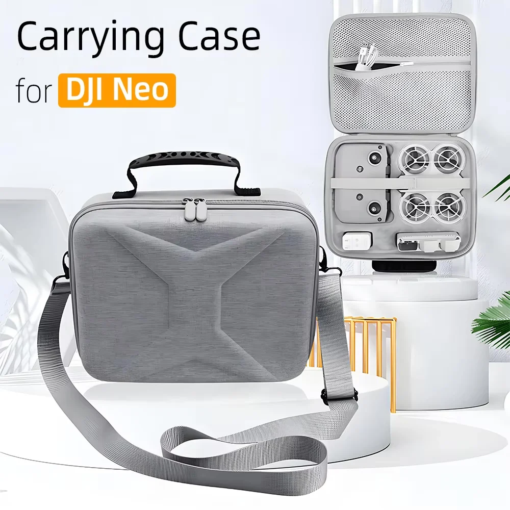 

Carrying Case for DJI Neo Drone Hard PU Portable Travel Case Waterproof Bag Fly More Combo Protector Storage Handbag Accessories