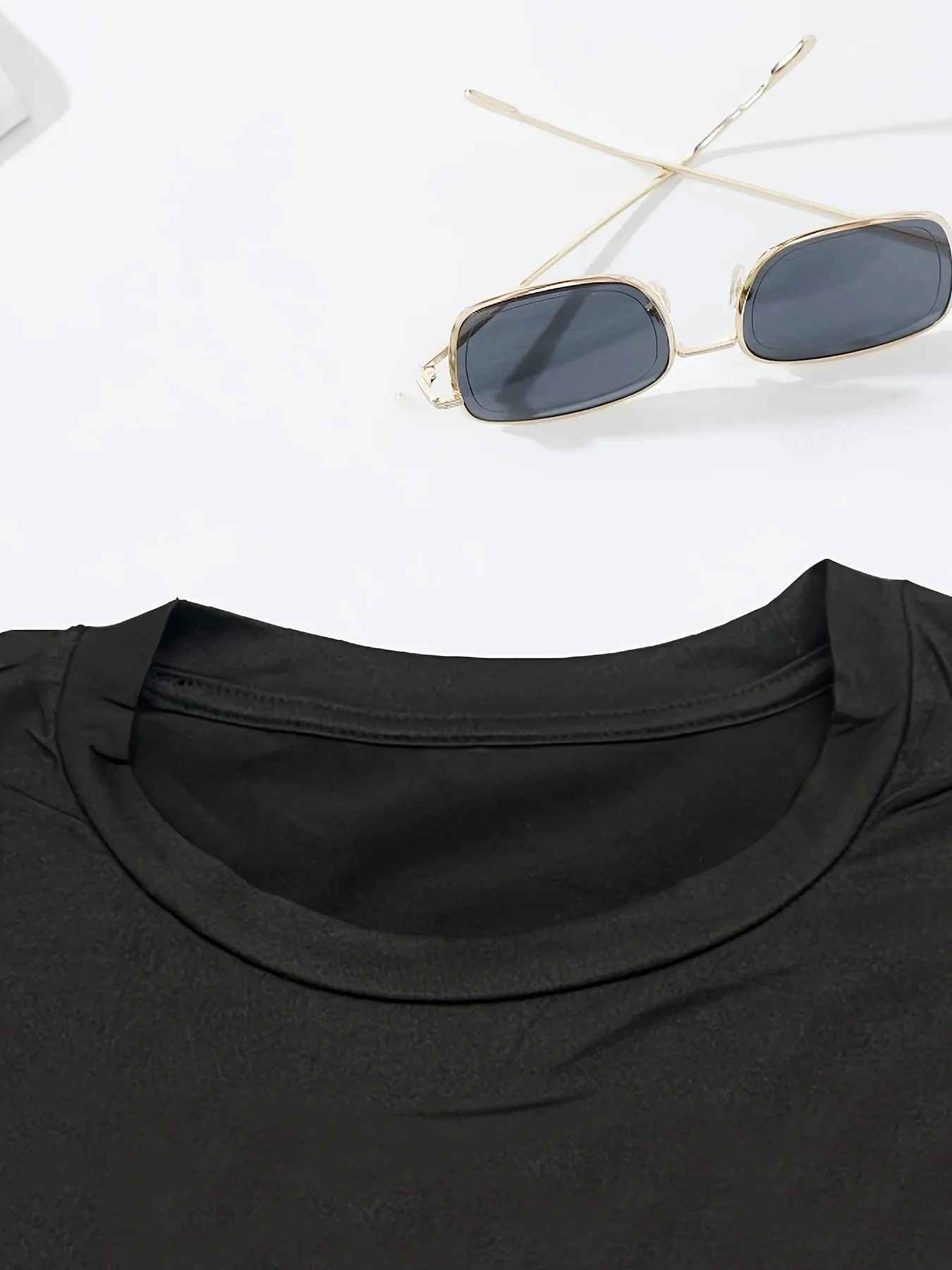 تي شيرت نسائي للربيع والخريف مصنوع من القطن بنسبة 100% كاجوال فضفاض بنمط شجرة عيد الميلاد مطبوع بأكمام طويلة ورقبة دائرية #5