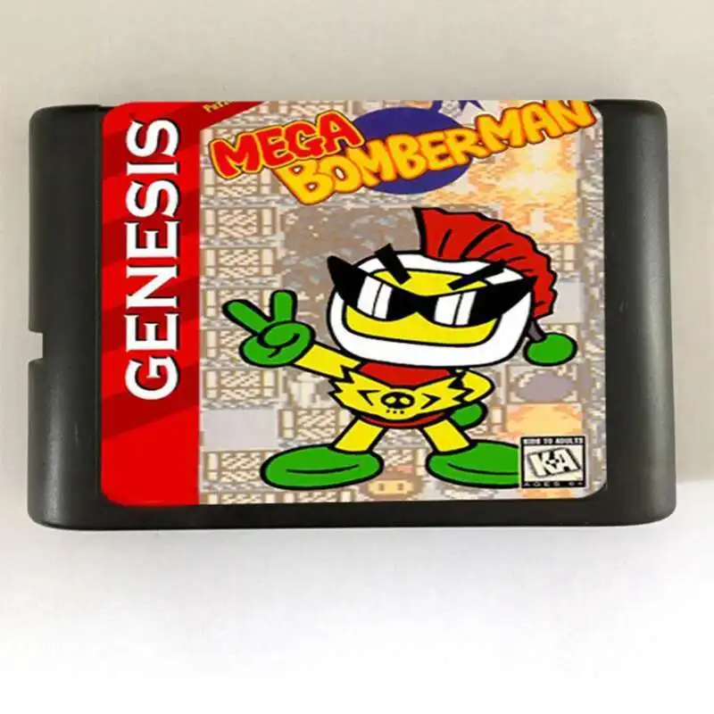 Mega Bomber Man 16 Bit Md Game Card For Sega Mega Drive For Genesis