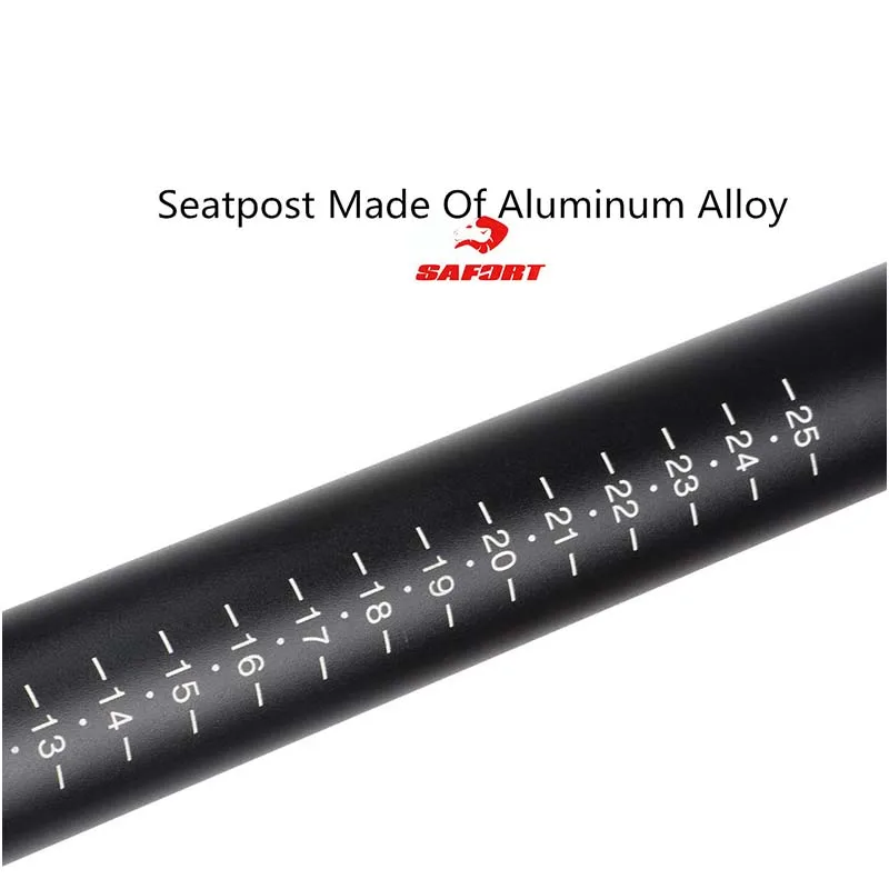 SAFORT Faltrad-Sattelstütze/Aluminium-Sattelstütze 30,9/31,6 mm/33,9/34,9 mm x 580 mm Sattelstütze/Fahrradzubehör – Detail 5