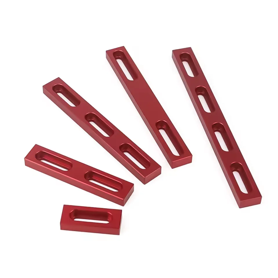 Wholesale 10 sets Positioning Strip Tool Align Jig Fixed Clamp Position Lock Bar Aluminum Stuff for Fiber Laser Marking Engraver