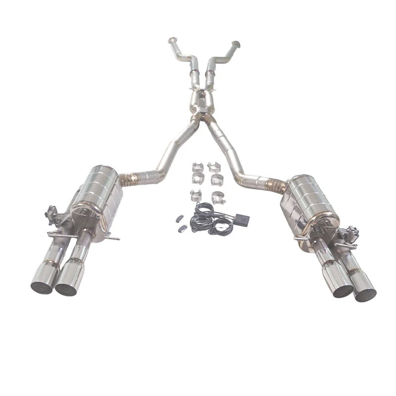 

Suitable for 2006 BMW M5 E60 5.0L V10 titanium alloy with valve exhaust system, original motor required
