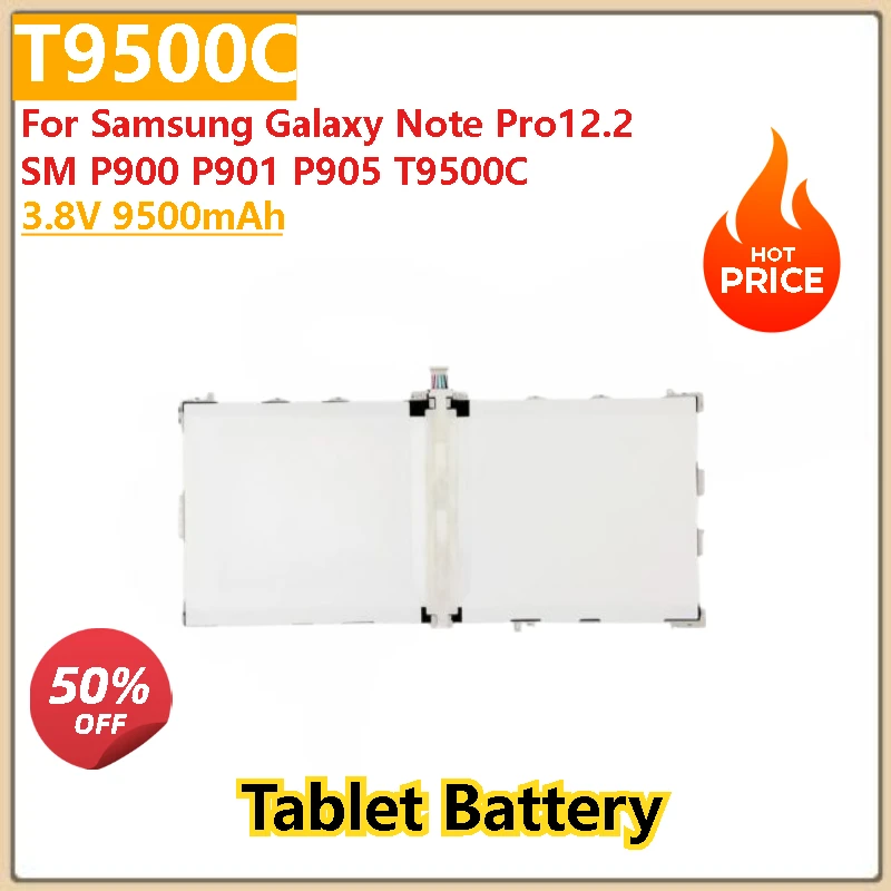 

Tablet Battery 4800mAh-9500mAh T4800E T4800C T9500C For Samsung Galaxy Tab Pro 8.4 SM T325 T320 T321 Note pro 12.2 SM P900 P901