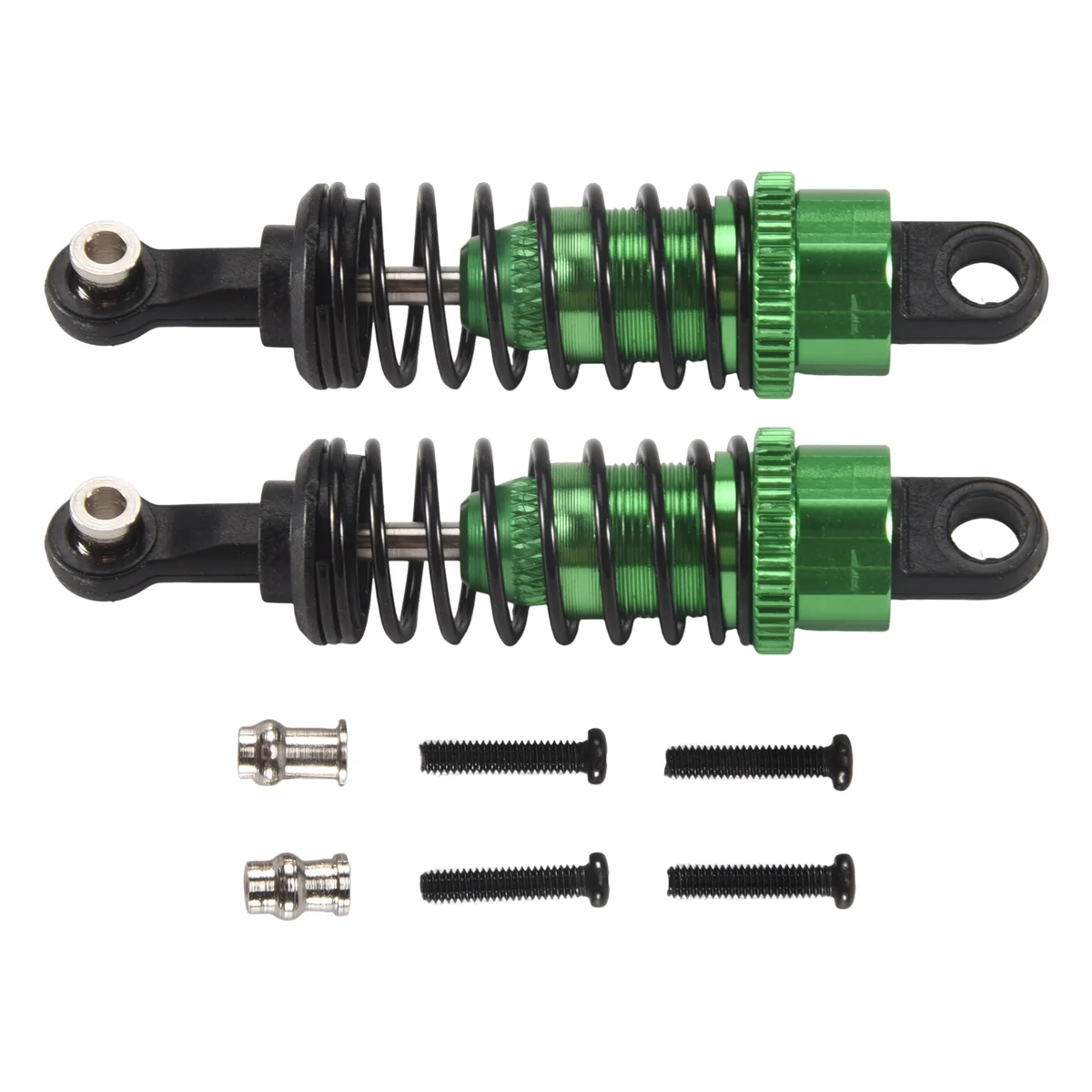 T89C 2 Pcs Oil Adjustable 65Mm Damper for Rc Car 1/18 A959 A969 A979 K929 ,Green