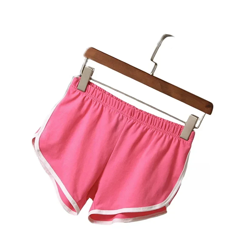 Pantaloncini sportivi di nuova moda Donna Home Pantaloni caldi casual Tinta unita Yoga Fitness Corsa Pantaloni da spiaggia Pantaloni sportivi color caramella