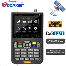 Woopker Gtmedia V8 Finder2 Buscador de señal de satélite portátil Receptor Fta Dvb-S/s2/s2X para servidor Sat 1080P Receptor HD