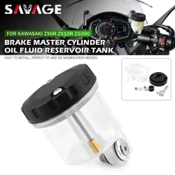 For KAWASAKI ZX6R ZX10R NNJA Z750 Z900RS Z1000 Z1000SX NINJA 1000 VERSYS ZZR1400 Motorcycle Front Brake Fluid Reservoir Oil Tank