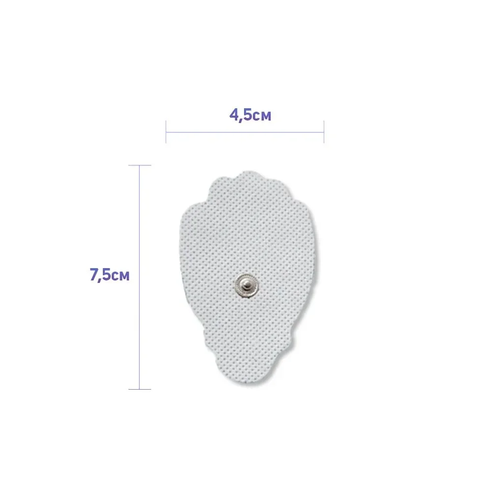 근육 자극기 액세서리 손바닥 모양의 전극 패드: 10개. 마사지 기기용으로 적합합니다.