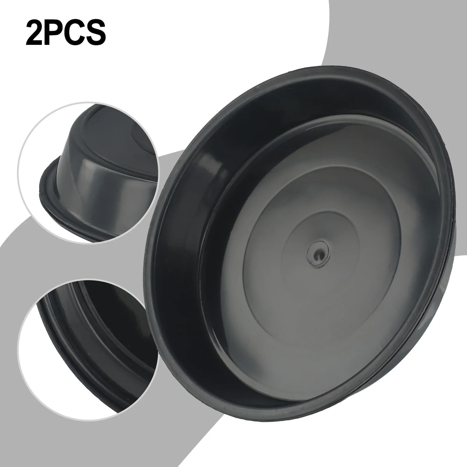 For Pots Saucer Plant Trays Outdoors Home Tools 2 Pcs 4/6/7/8/10 Inch Accessories Black PP Plastic High Quality