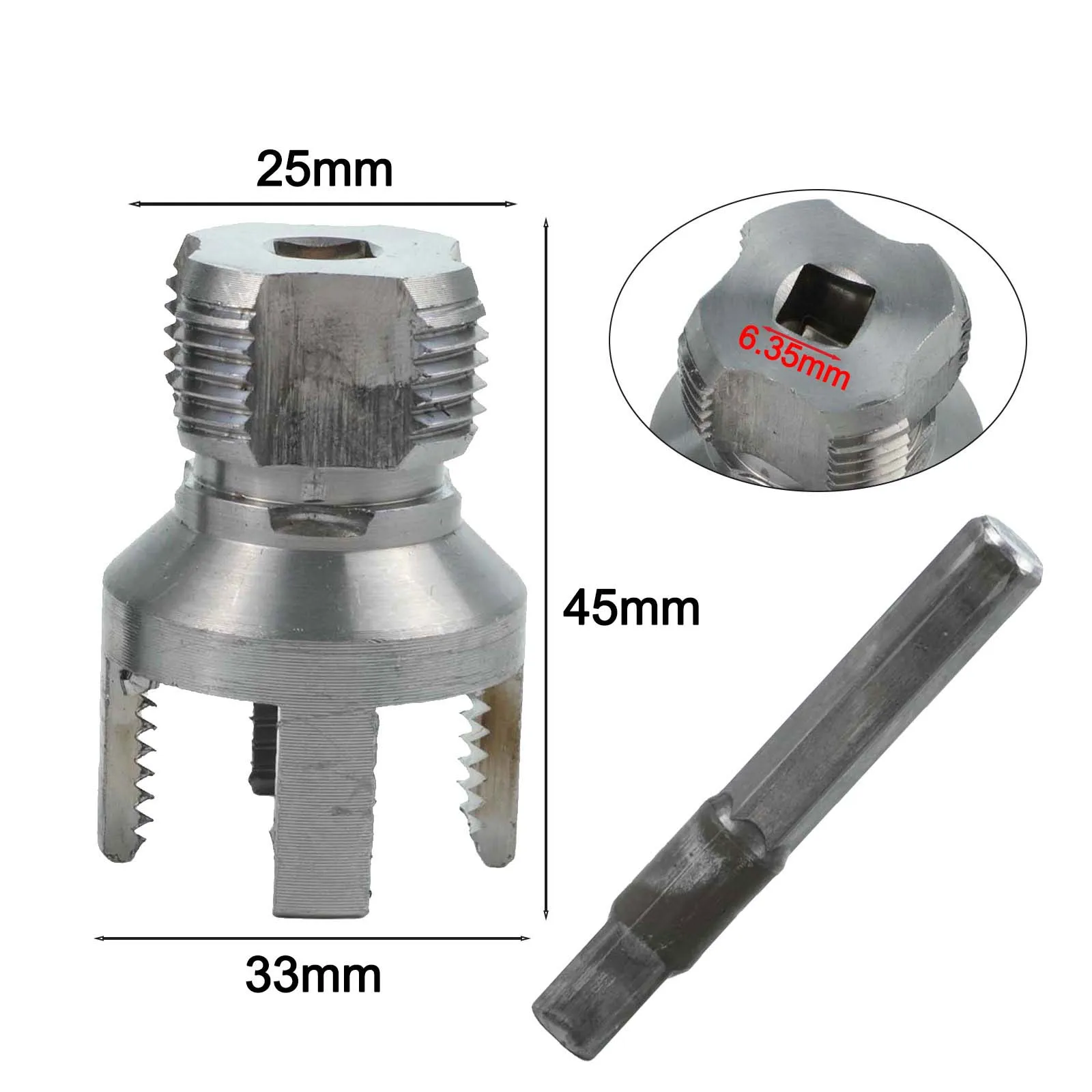 20MM/25MM Tapping Tool Internal Thread External Thread Integrated Die Water Pipe Wire Opener Workshop Power Tools Drill Bits