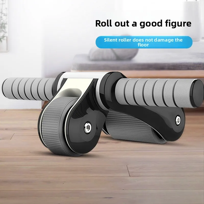 Abdominal Abdominal Muscle Wheel Folding Household Abdominal Health Device with Double Wheel Bearings and Silent Rollers Ab Roller Fitness - Aliexpress Deal