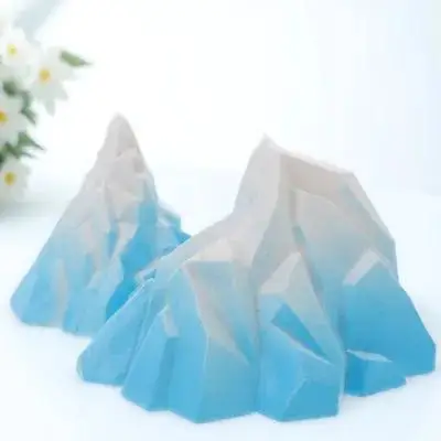 

2pcs Mini Floeberg Aquarium Decoration Resin Simulation Iceberg For Fish Tank Shrimp Tank Accessories Landscaping Decor