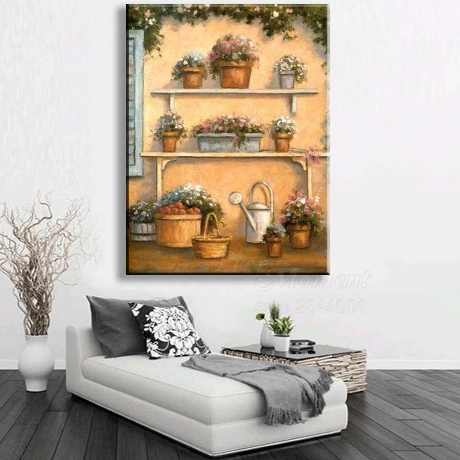 Ever Moment 5D DIY Cross Stitch Home Painting Kitchen Garden Floral Cupboard Rabbit Diamond Painting Canvas Wall Décor ASF2291