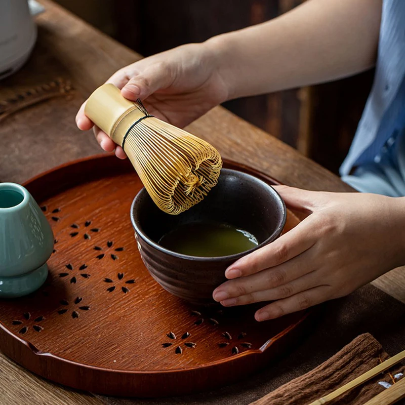 Matcha Bamboo Agitando Escova, Escova De Chá Puro, Matcha Bowl Set, Ferramentas De Chá, Simples