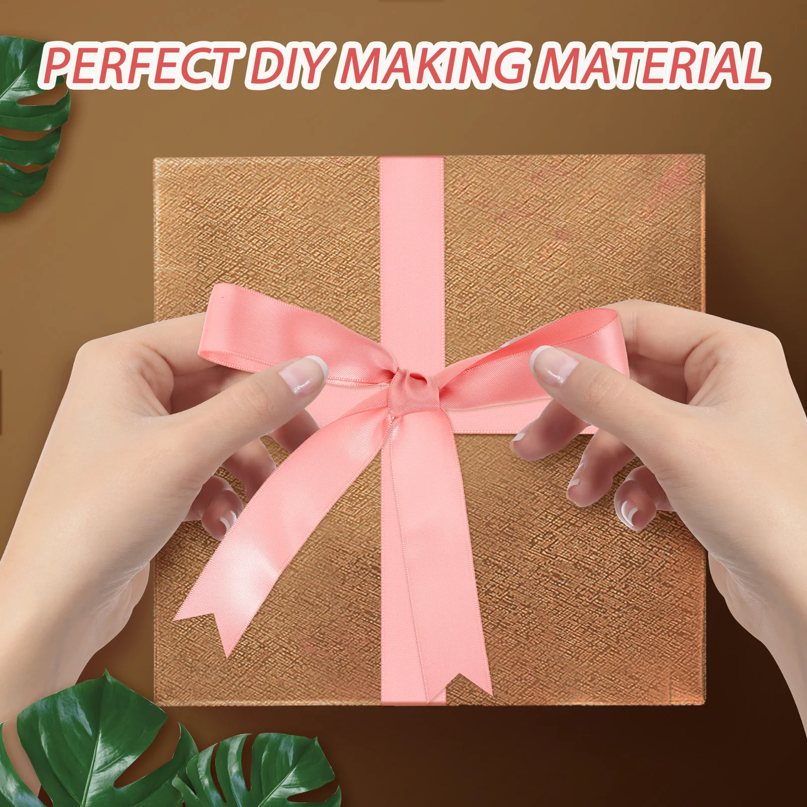 

Wrapping Ribbon Hair Accessories Polyester Gift Packaging Material for Crafts DIY Bows Decorations Party Home Wedding