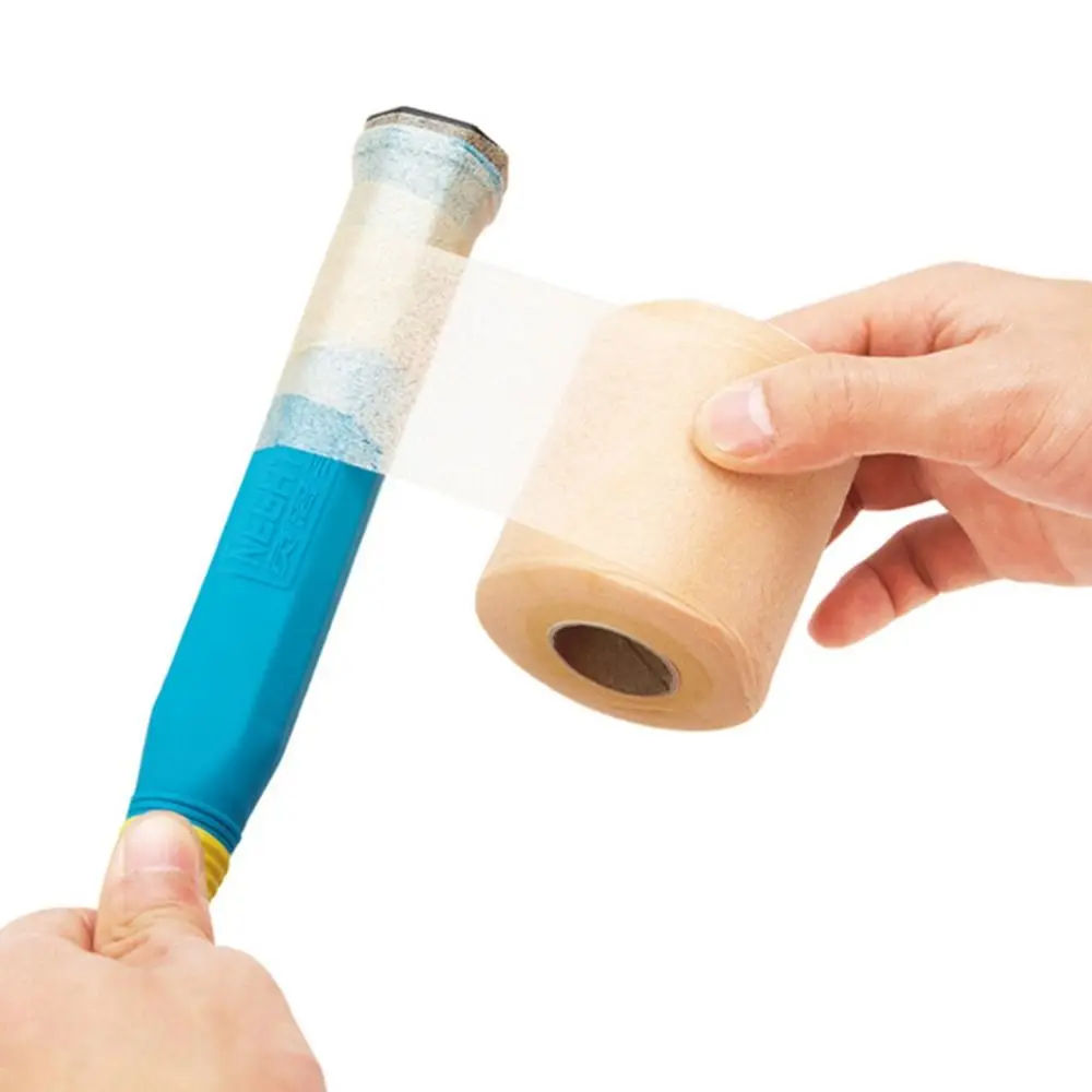 مرونة عالية إكسسوارات رياضية مقبض غشاء امتصاص الصدمات تنس الريشة مضرب Overgrip التخميد قبضة الجلد ضمادة