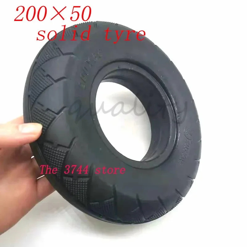 8 Inch 200x50 Solid Tyre 200*50 Non-inflatable Explosion-proof Tire 8