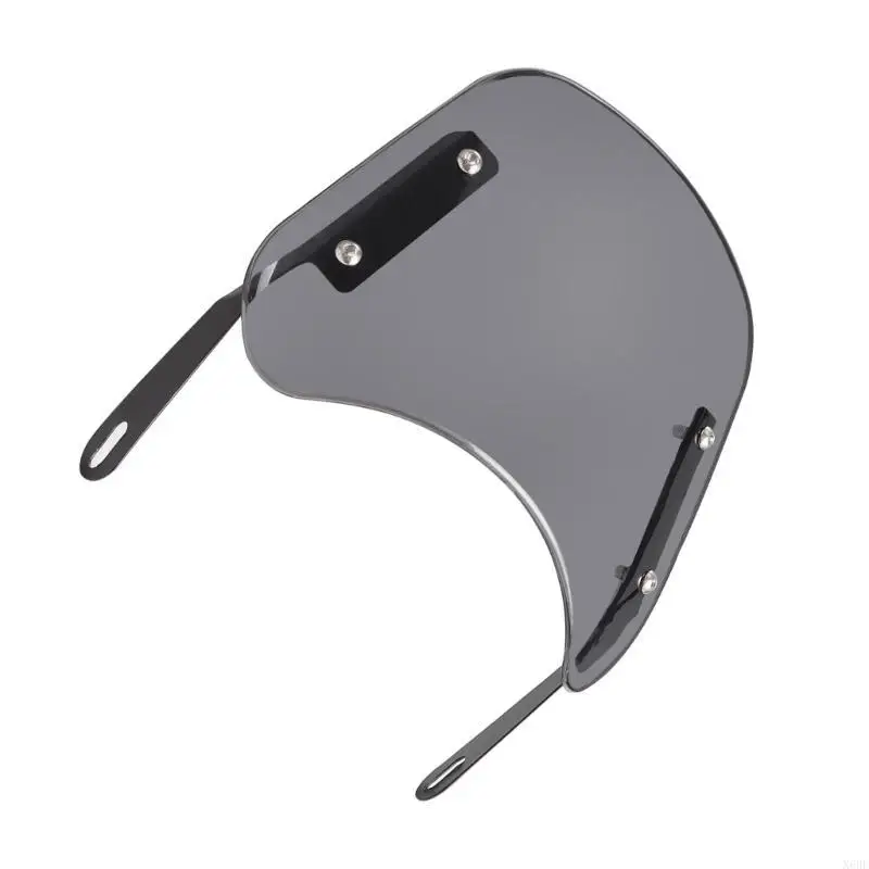 X6HF الزجاج الأمامي للدراجات النارية العالمي قابل للتعديل منحرف الرياح لـ CG125 #3