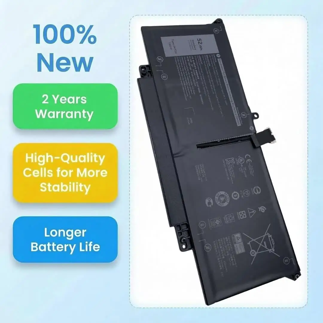 7.6V 52Wh Laptop Battery for Dell Latitude 7310 7410
