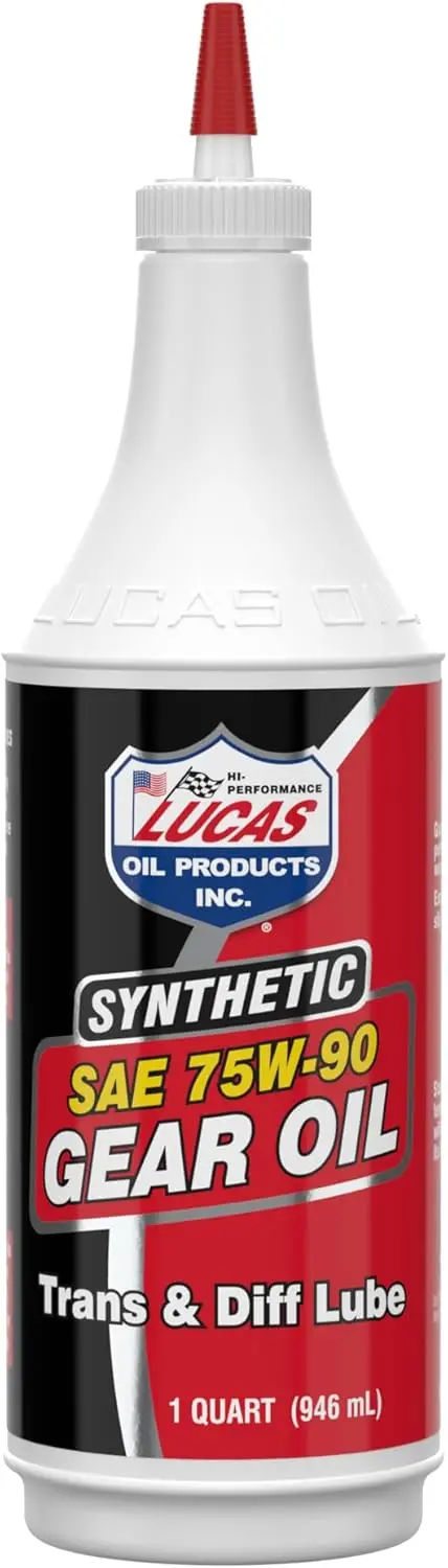 

Premium SAE 75W-90 Synthetic Gear Oil for Transmissions and Differentials, 1 Quart - High-Performance Lubricant