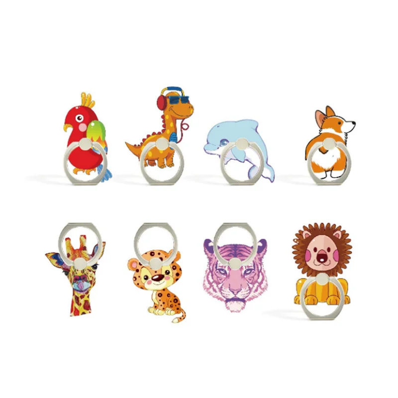 

Зоопарк, попугай, олень, кольцо на палец, животное, леопард, подставка для телефона, держатель для мобильного телефона, подставка для iPhone 14 16, все смартфоны