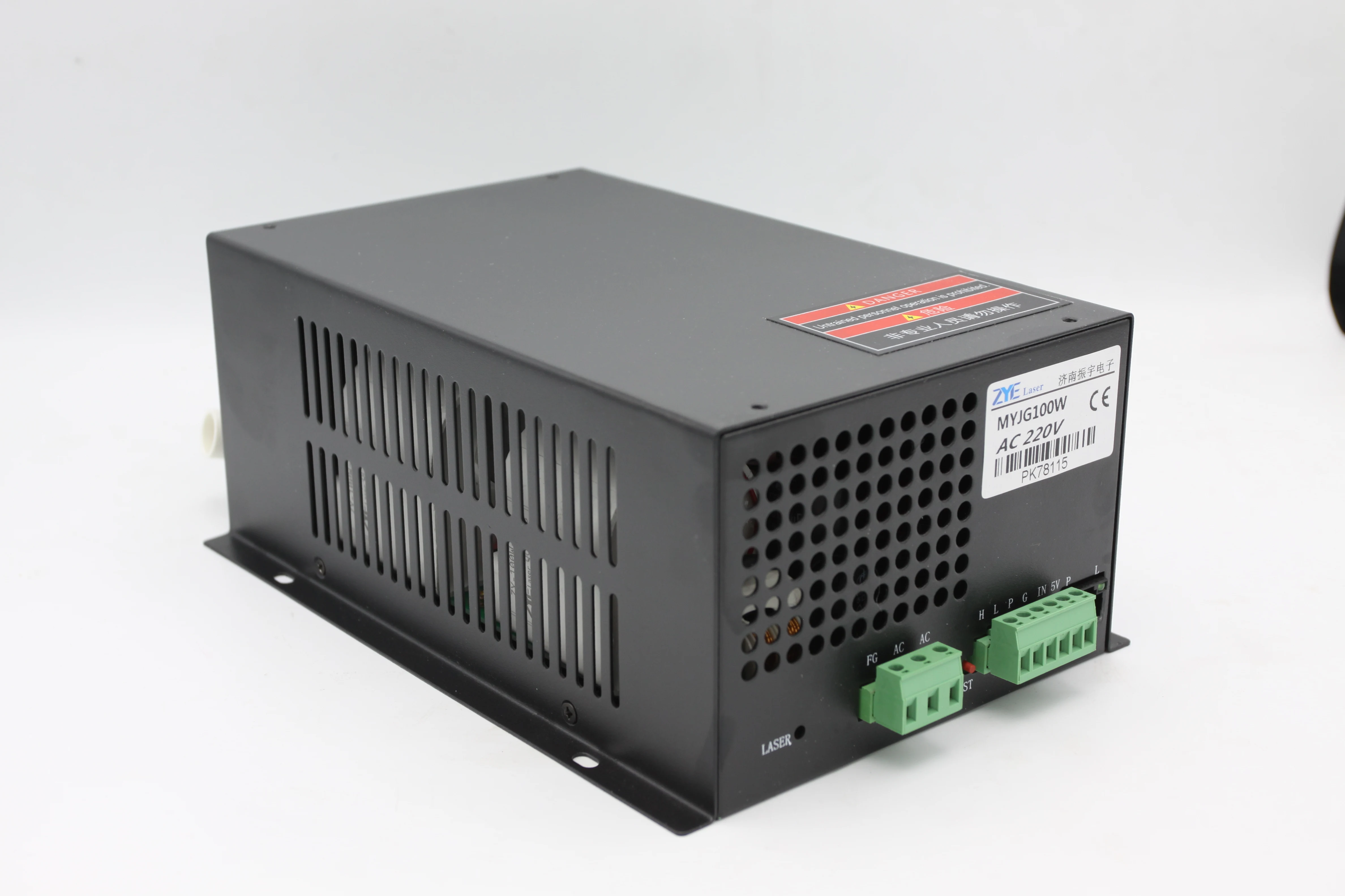 zye 100W Laser Power Supply Source MYJG-100W 110/220V With Display Screen for Co2 Laser Tube Cutting Machine