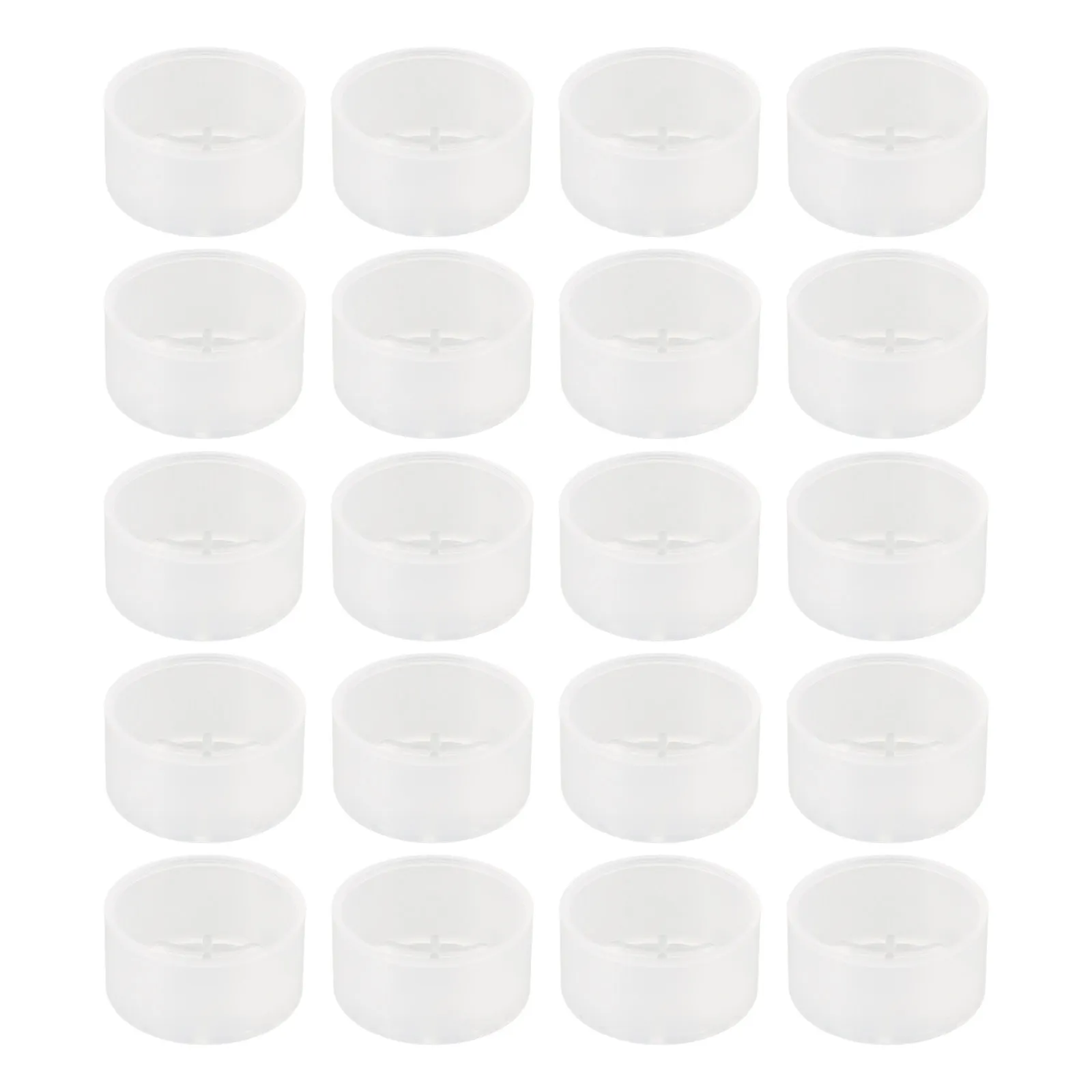 100Pcs Mineral Water Bottle Filter Round Mesh Strainer for Cold Brew Tea Juice Outdoor Hiking Camping Portable Reusable Plastic
