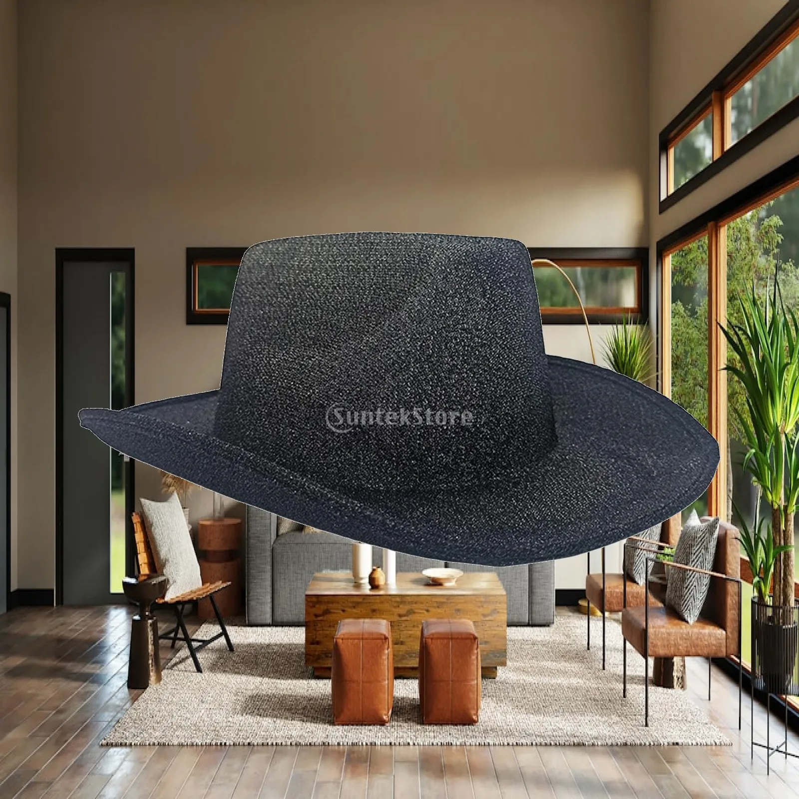 Cowboy Hat, Cowgirl Hat, Women's And Men's Flashing Cap, Fashion Costume Sun Hat, Western Cowboy Hat