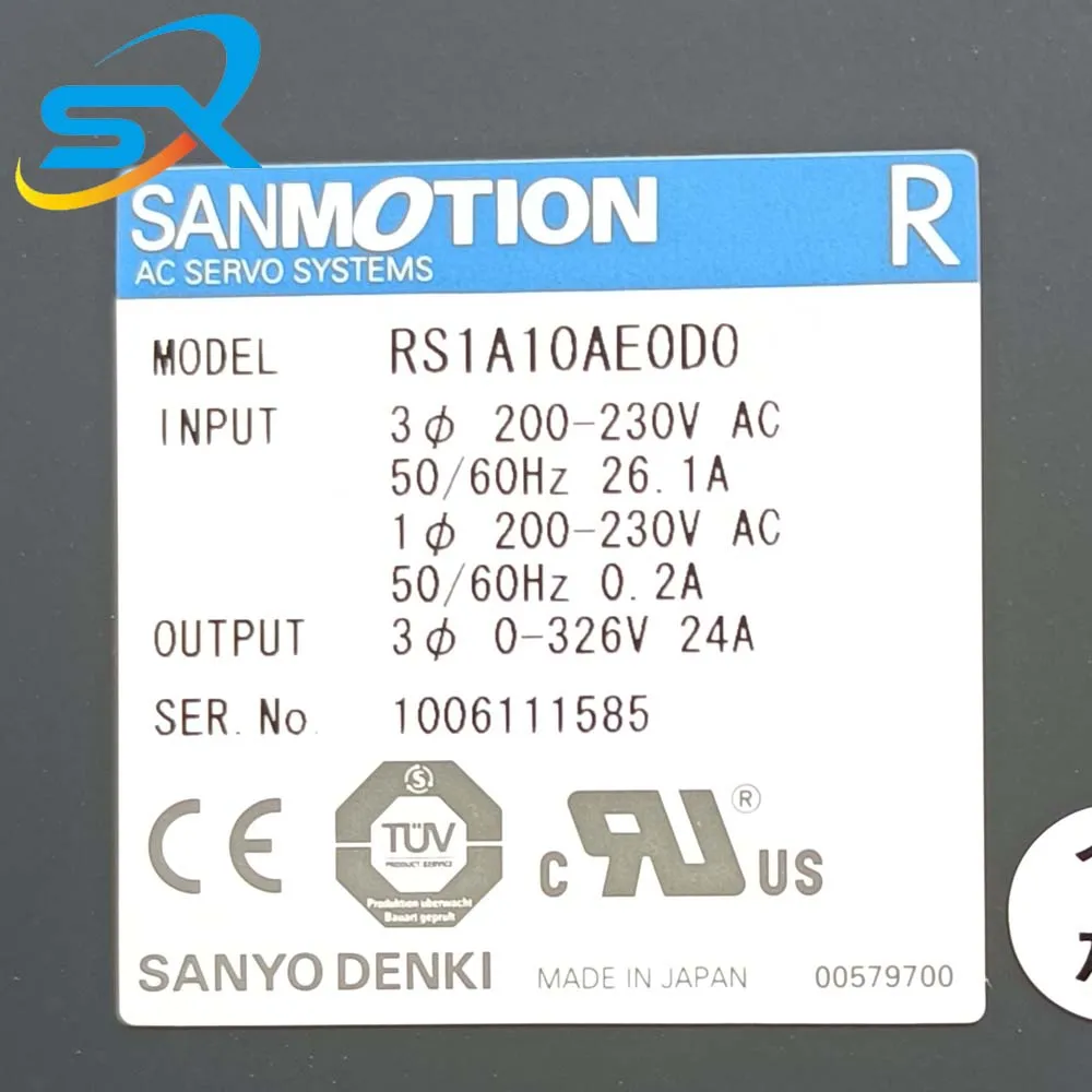 100% Test OK SanyoServo Driver  RS1A10AE0D0  provide factory inspection video  Please Consult Before Placing An Order.