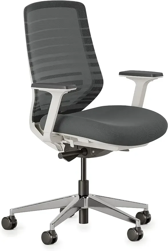 

Branch Ergonomic Chair - A Versatile Desk Chair with Adjustable Lumbar Support, Breathable Mesh Backrest, and Smooth Wheels