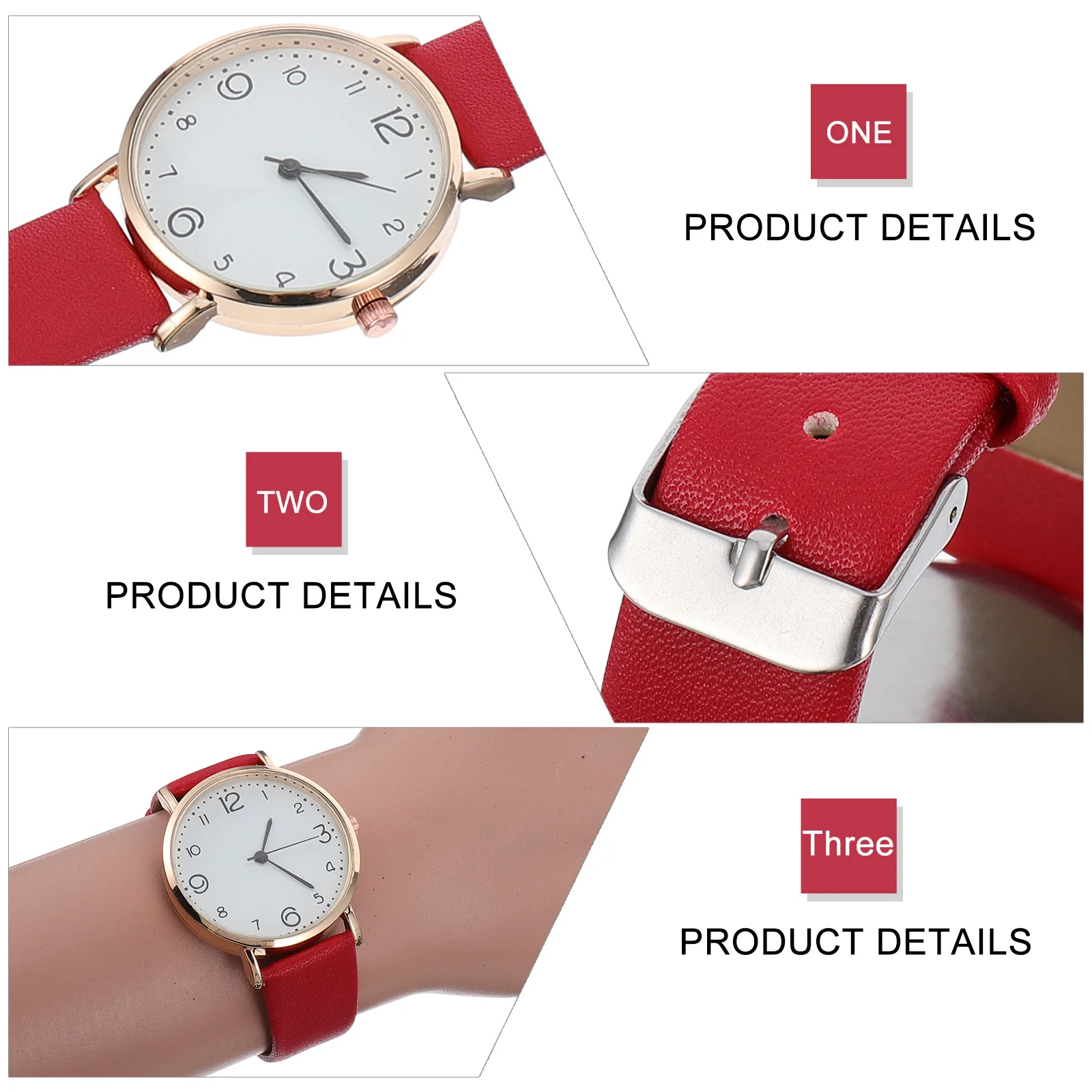 

Strap Women Watch Fashion Quartz Wristwatch Adjustable Simple Design For Daily Party Gift Lady Female Girl
