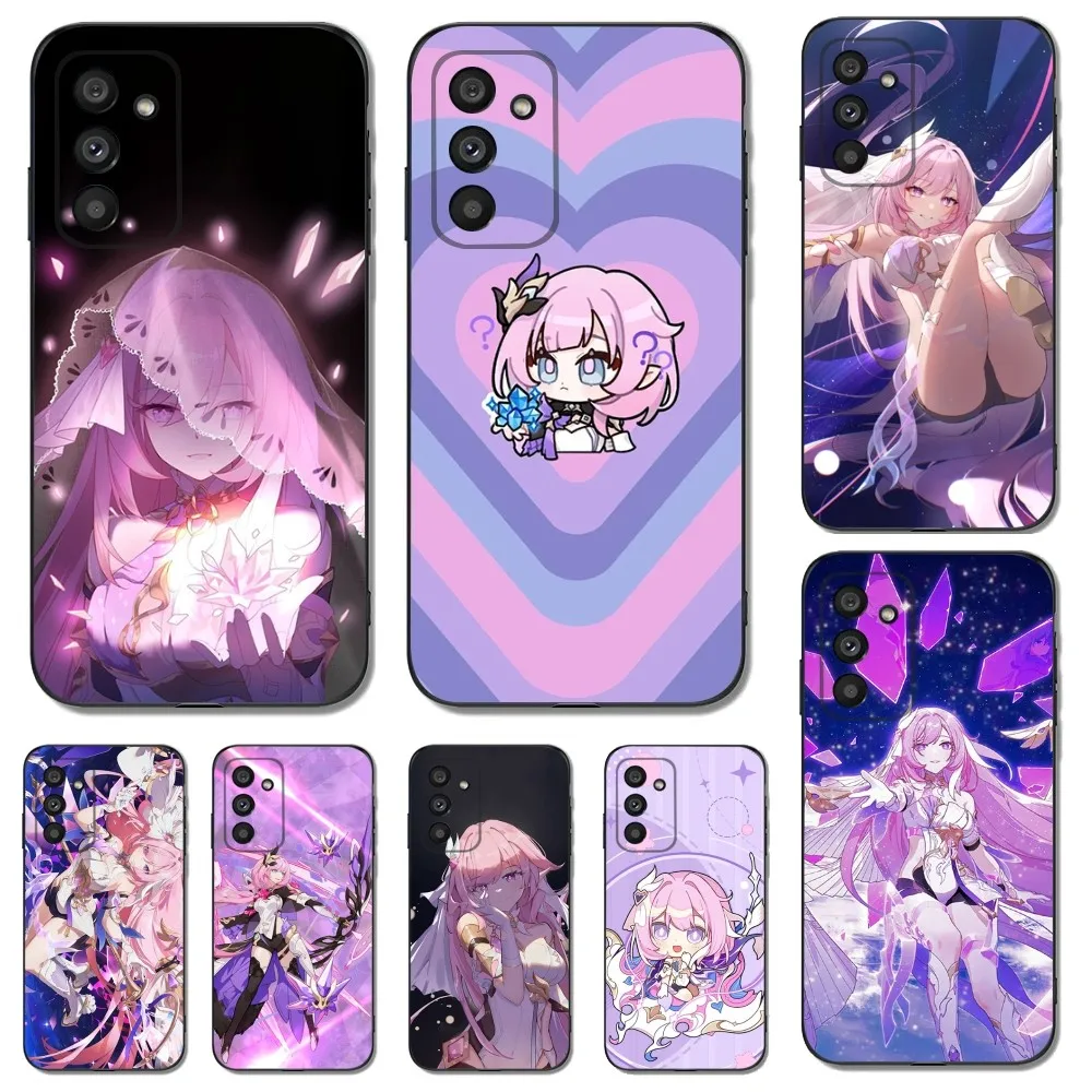 H-Honkai Impact 3rd Elysia Phone Case for SamsungS24,S23,S22,S21,S20 Ultra Pro S10,S30Plus,20 Ultra Black Cover